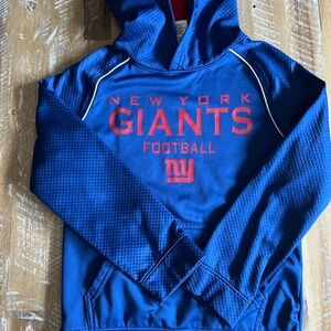 New York Giants Blue Hoodie size 8-10 boys
